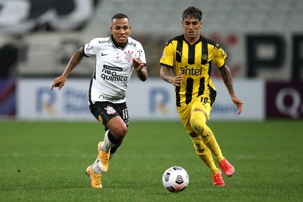 Corinthians em campo pela Sul-Americana. (Foto: Getty Images)
