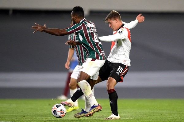 Fluminense em campo na Libertadores. (Foto: Getty Images)
