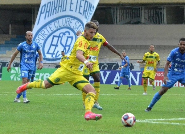 Danilo Boza fez excelente Paulistão pelo Mirassol e está acertado com o Santos (Foto: Léo Roveroni/Ag. Mirassol)