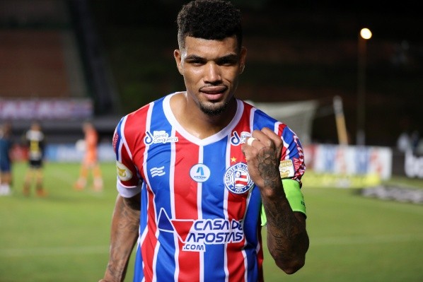 Juninho foi outro destaque em vitória por 3 a 0 contra o Santos na estreia do Brasileiro (Fotos: Felipe Oliveira/EC Bahia)