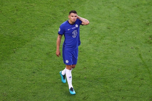 Thiago Silva atualmente joga no Chelsea. (Foto: Getty Images)
