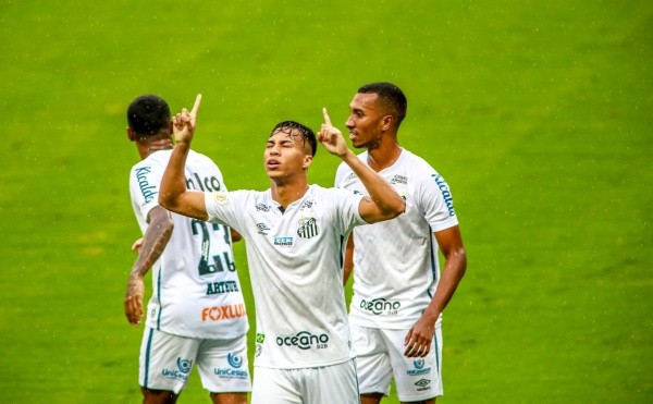 Kaio Jorge comemoração. Foto: Getty Images