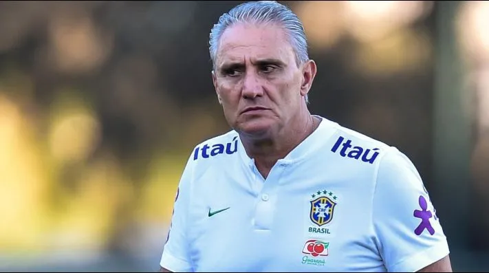 Tite em treino da seleção brasileira. (Foto: Getty Images)