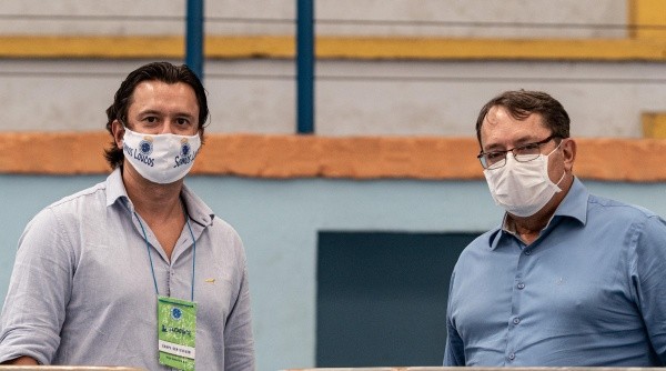 Eleicão presidencial do Cruzeiro no Ginásio Poliesportivo Dona Salome, em Belo Horizonte. Foto: Gustavo Aleixo/Cruzeiro IMPORTANTE: Imagem destinada a uso institucional e divulgacão, seu uso comercial está vetado incondicionalmente por seu autor e o Cruzeiro Esporte Clube. IMPORTANT: image intended for institutional use and distribution. Commercial use is prohibited unconditionally by its author and Cruzeiro Esporte Clube.