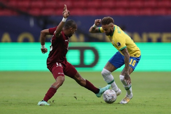 Venezuela x Brasil pela Copa América. (Foto: Getty Images)