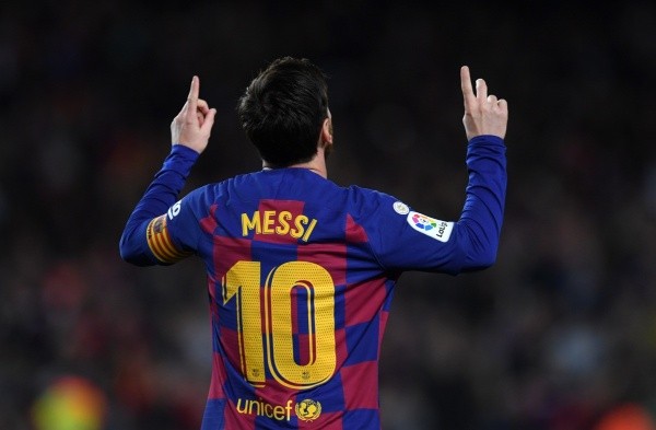 Lionel Messi celebra gol. Foto: Getty Images