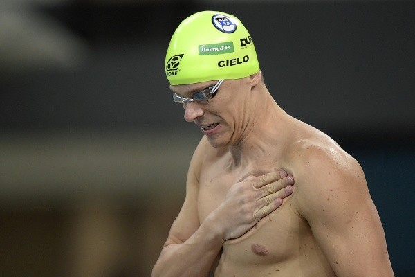 Cesar Cielo, um dos vencedores de Ouro para  Brasil. (Foto: Getty Images)