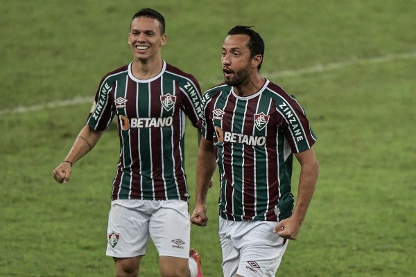 Fluminense em campo pelo Brasileirão. (Foto: Thiago Ribeiro/AGIF)