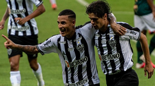 MG - Belo Horizonte - 04/04/2021 - MINEIRO 2021 - ATLETICO MG X AMERICA MG - Arana jogador do Atletico-MG comemora seu gol durante partida contra o America-MG no estadio Mineirao pelo campeonato Mineiro 2021. Foto: Alessandra Torres/AGIF