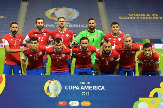 Seleção chilena na Copa América. (Foto: Getty Images)