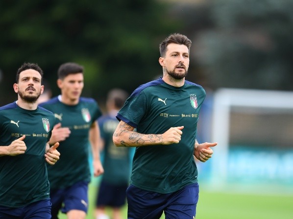 Seleção da Itália treinando. (Foto: Getty Images)