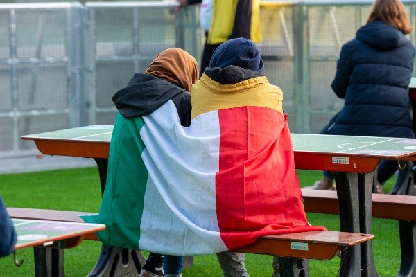 Itália comemorando a ida para a final da Eurocopa. (Foto: Getty Images)