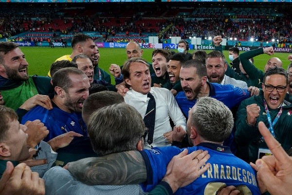 Seleção da Itália comemorando a vaga para à final da Eurocopa. (Foto: Getty Images) Seleção da Itália comemorando a vaga para à final da Eurocopa. (Foto: Getty Images)