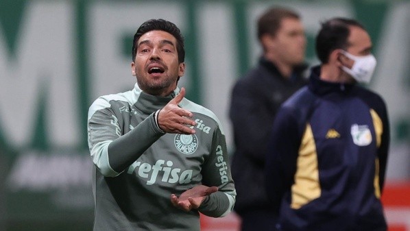 Abel em ação na vitória por 2 a 0 contra o Grêmio pelo Brasileirão (Foto: CESAR GRECO)
