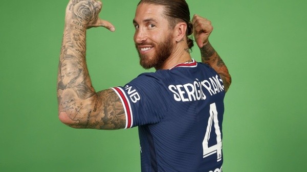 Sergio Ramos é o novo reforço do PSG. Foto: Divulgação/PSG
