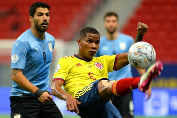 Barrios em campo pela seleção da Colômbia. (Foto: Getty Images)