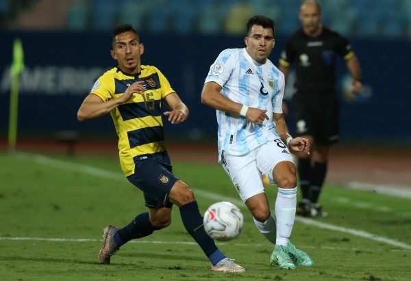 Lateral da Argentina em campo nesta edição da Copa América. (Foto: Getty Images)