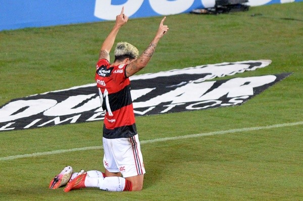 Números Pedro com a camisa do Flamengo. (Foto: Walmir Cirne/AGIF)