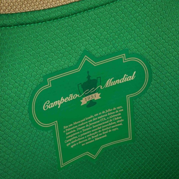 Em comemoração aos 70 anos do título de 1951, Palmeiras lança camisa comemorativa. (Foto: Divulgação)