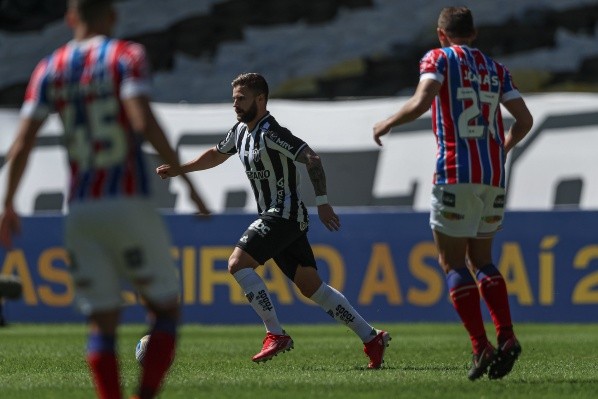 Sasha entrou na etapa final e foi muito bem para a vitória do Galo (Foto: Pedro Souza / Atlético)