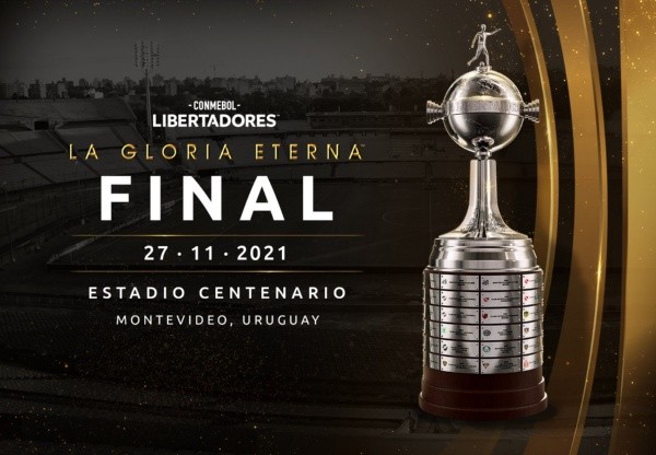Final da Copa Libertadores será realizada no Uruguai. (Foto: Reprodução Twitter)