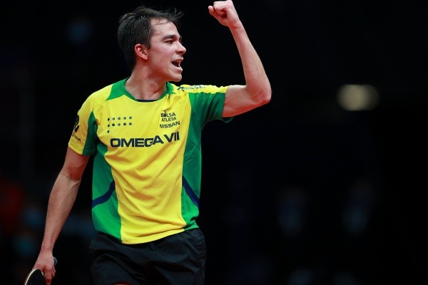 O tenista é o sexto melhor do ranking da Federação Internacional de Tênis de Mesa | Crédito: Getty Images 