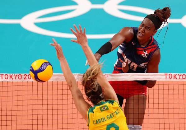 Vitória da República Dominicana no terceiro set levou para o tie-break|Crédito: Getty Images