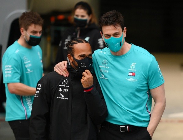 Lewis Hamilton e Toto Wolff