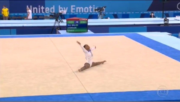 Ginasta brasileira Rebeca Andrade disputa final na ginástica, confira onde assistir AO VIVO. (Foto: reprodução)