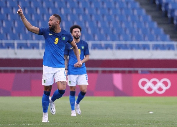 Matheus Cunha abriu o marcador da partida | Crédito: Getty Images