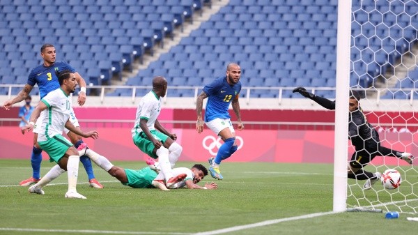 Al Amri marcou para a Arábia Saudita deixando tudo igual no primeiro tempo | Crédito: Getty Images