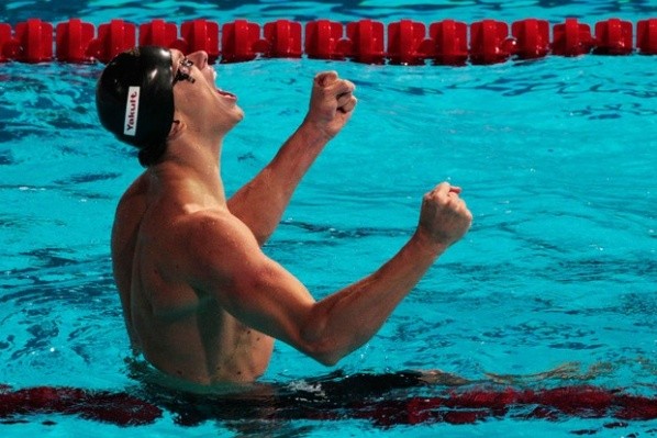 Cielo revela que 'vai secar' prova 50m na natação para não ver recorde batido: 'O lado competidor nosso é eterno'. (Foto: Getty Images)