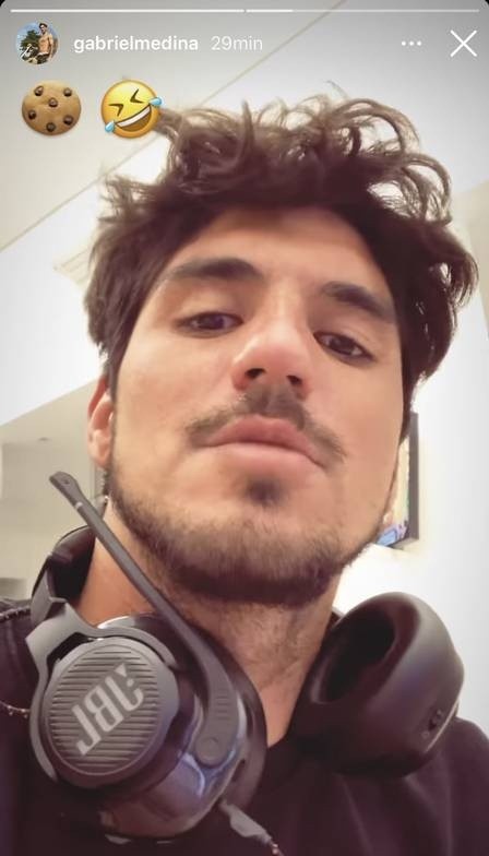 Gabriel Medina não demorou a responder | Crédito: Reprodução