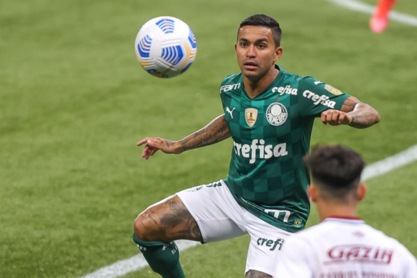 Dudu em campo pelo Palmeiras. (Foto: Marcello Zambrana/AGIF)