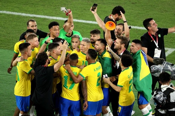 Brasil comemorou o bicampeonato olímpico | Crédito: Getty Images