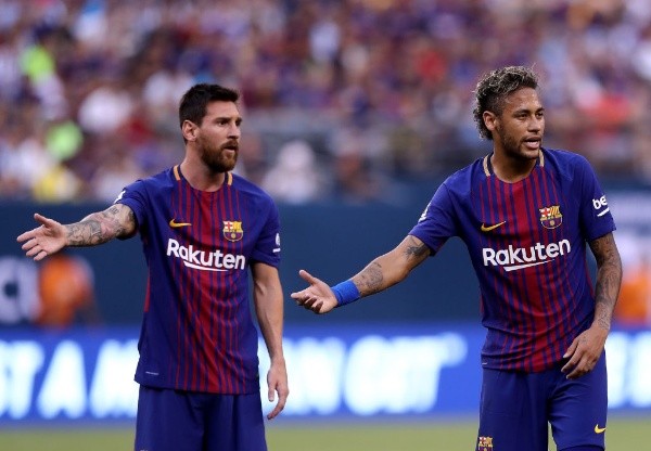 Messi e Neymar podem voltar a jogar juntos novamente, agora no PSG. (Foto: Getty Images)