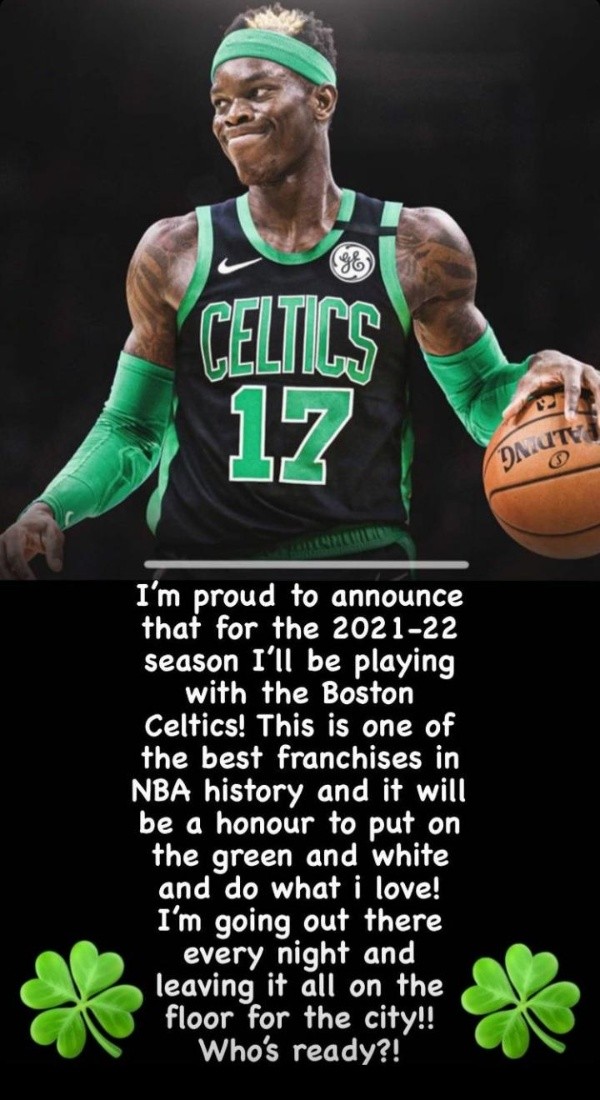 Texto publicado pelo atleta em seu Instagram