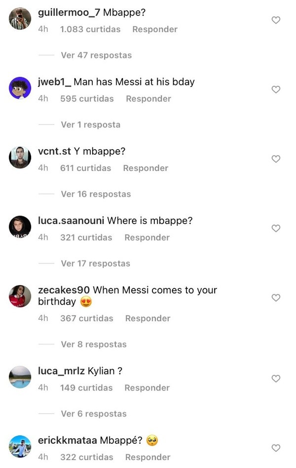 Torcedores do PSG na internet. (Foto: Reprodução)