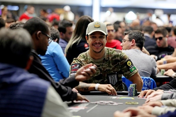 Felipe Mojave em ação durante etapa do BSOP (Foto: Luis Bertazini/Divulgação BSOP)