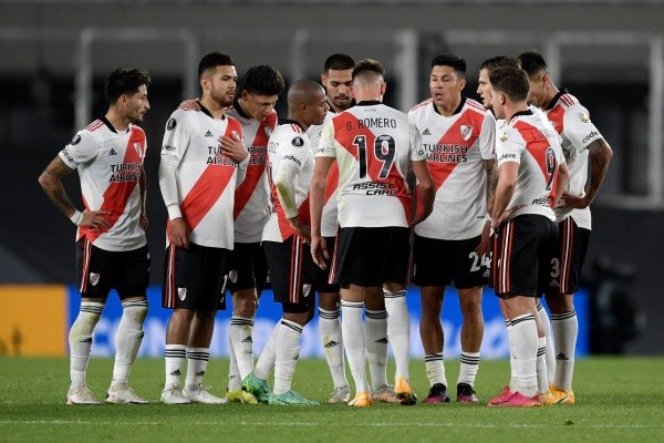 River Plate em campo pela Libertadores. (Foto: Getty Images)