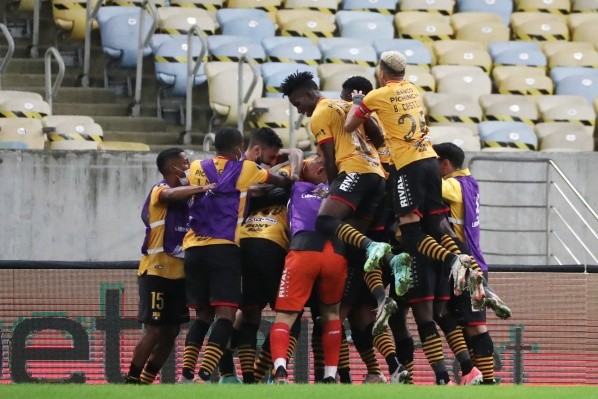 Barcelona comemorando gol na Libertadores. (Foto: Getty Images) Barcelona comemorando gol na Libertadores. (Foto: Getty Images)