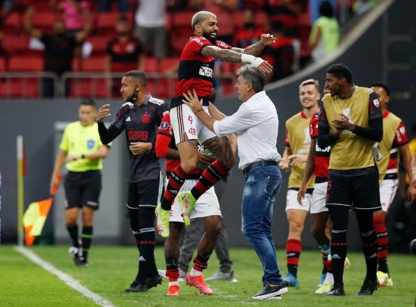 Gabigol e Renato Gaúcho. (Foto: Getty Images)