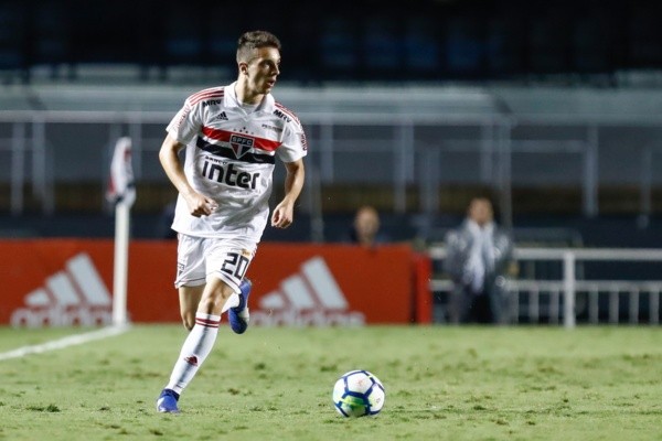 Shaylon em campo pelo São Paulo no Campeonato Paulist. (Foto: Marcello Zambrana/AGIF) Shaylon em campo pelo São Paulo no Campeonato Paulist. (Foto: Marcello Zambrana/AGIF)