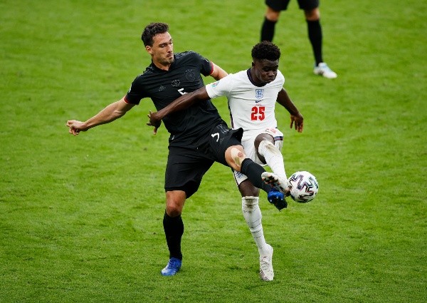 Alemanha x Inglaterra, na Eurocopa. (Foto: Getty Images)