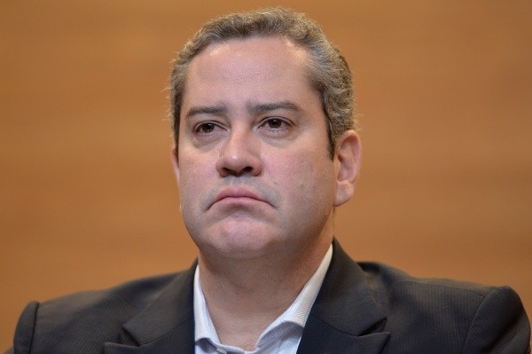 Rio de Janero - RJ  - 29/05/2012- Coletiva de Marco Polo Del Nero na CBF -  Rogerio Caboclo, diretor financeiro e de planejamento estrategico durante coletiva na sede da CBF. Foto: Pedro Martins/AGIF-Coletiva de Marco Polo Del Nero na CBF