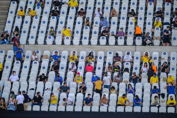 Brasil x Peru pelas Eliminatórias deverá ter público reduzido na Arena Pernambuco. (Foto: Marcello Zambrana/AGIF)