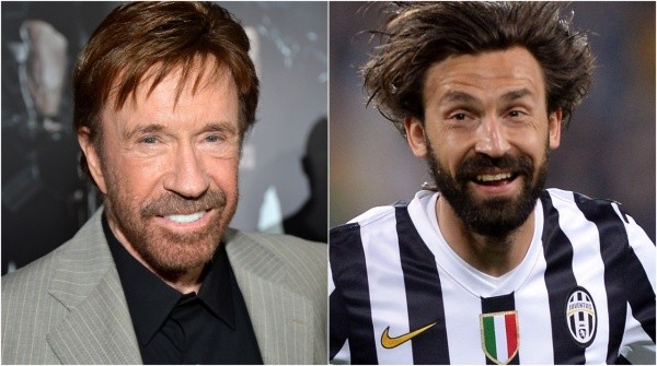 Pirlo / Chuck Norris (Foto: Getty Images)