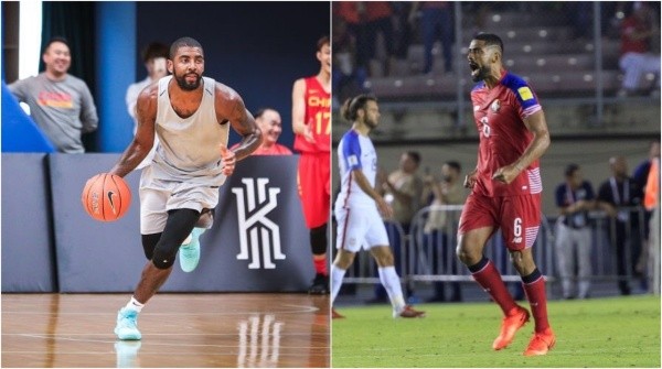 Gabriel Gómez (Panamá) / Kyrie Irving (Foto: Reprodução/Instagram)
