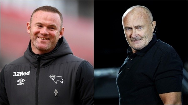Phil Collins / Wayne Rooney (Fonte: Reprodução/Getty Images)
