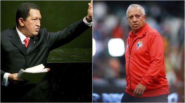 Américo Gallego / Hugo Chávez (Foto: Reprodução/Getty Images)
